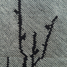 Load image into Gallery viewer, Haori Jacket Vintage(1950-1980) Black Pink Shibori Plum blossom Branch Silk #10049C5