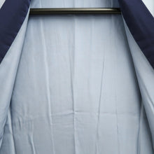 Load image into Gallery viewer, Men's Juban Blueish Gray Landscape Silk #10446A3