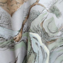 Load image into Gallery viewer, Men's Juban Gray Landscape Silk #10871E4