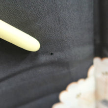 Load image into Gallery viewer, Tomesode Vintage(1920-1950) Black Crane Birds Hand painted Silk #10493B1