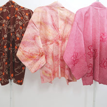 Load image into Gallery viewer, Bundle 12pcs Silk Vintage Full Shibori Haori Wholesale Bulk Free Shipping #763