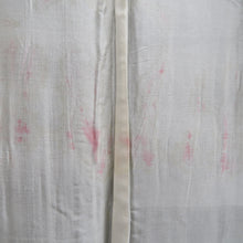 Load image into Gallery viewer, Tomesode Vintage(1920-1950) Black Hand painted Crane Birds Silk #10402A1