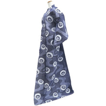 Load image into Gallery viewer, Yukata Vintage(1950-1980) Navy White Bangasa Umbrella Cotton #10756D3