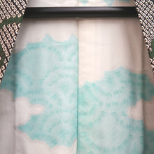 Load image into Gallery viewer, Haori Jacket Green Black Full Shibori Cloud Silk #10711D2