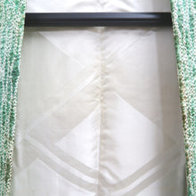 Load image into Gallery viewer, Haori Jacket Vintage(1950-1980) Green Brown Full Shibori Kiku Silk #10802D5
