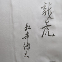 Load image into Gallery viewer, Men's Haori Vintage(1950-1980) Blue Black Dragon Tiger Silk #10648C4