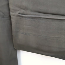 Load image into Gallery viewer, Tomesode Vintage(1920-1950) Black Crane Birds Hand painted Silk #10493B1