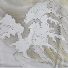 Load image into Gallery viewer, Men's Haori Vintage(1950-1980) Dark Blue Dragon Silk #10410A2