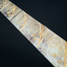 Load image into Gallery viewer, Fukuro Obi Gold Silver Bird Silk BB328V9