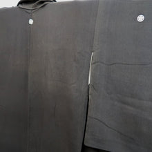 Load image into Gallery viewer, Tomesode Vintage(1920-1950) Black Hand painted Crane Birds Silk #10402A1