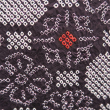 Load image into Gallery viewer, Haori Jacket Dark Purple Full Shibori Floral Silk #10832E2