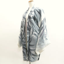 Load image into Gallery viewer, Haori Jacket Vintage(1950-1980) Gray Grass Silk #9896B3