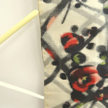 Load image into Gallery viewer, Haori Jacket Vintage(1920-1950) Cream white Meisen Plum blossom Branch Silk #11042A3