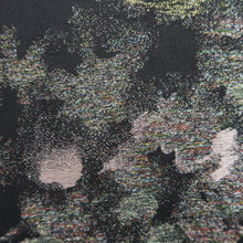 Load image into Gallery viewer, Haori Jacket Vintage(1950-1980) Black Gold Silver Smoke Silk #9880B3