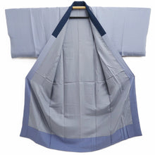 Load image into Gallery viewer, Men's Juban Blueish Gray Landscape Silk #10447A4