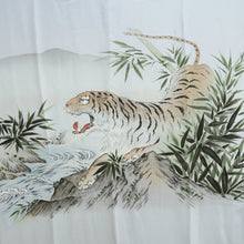 Load image into Gallery viewer, Men's Juban Blueish Gray Tiger Silk #10662C5