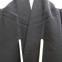 Load image into Gallery viewer, Tomesode Black Crane Birds Silk #10392F5