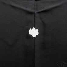Load image into Gallery viewer, Haori Jacket Black Gold Chrysanthemum Silk #10822E1
