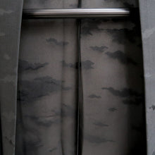 Load image into Gallery viewer, Haori Jacket Vintage(1950-1980) Black Sheer Cloud Silk #10963F3