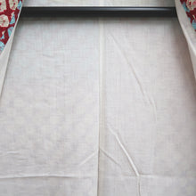 Load image into Gallery viewer, Kimono Vintage(1950-1980) Red Light Blue Shibori Silk #10265E4