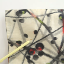 Load image into Gallery viewer, Haori Jacket Vintage(1920-1950) Cream white Meisen Plum blossom Branch Silk #11042A3