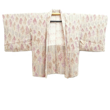 Load image into Gallery viewer, Haori Jacket Beige Shibori Silk #10682D1