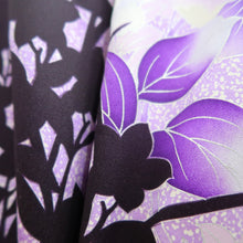 Load image into Gallery viewer, Furisode Purple Peony Yamato Silk #10562B4