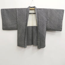 Load image into Gallery viewer, Haori Jacket Vintage(1950-1980) Black Full Shibori Silk #10171D4