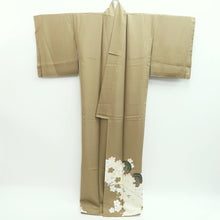 Load image into Gallery viewer, Kimono Light Khaki Cherry Blossom Tall Silk #9946B5