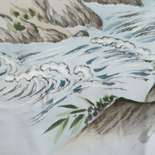 Load image into Gallery viewer, Men's Juban Blueish Gray Tiger Silk #10662C5