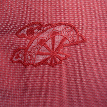 Load image into Gallery viewer, Haori Jacket Red Sheer Embroidery Silk #10893E4