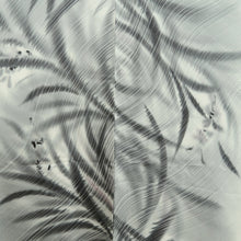 Load image into Gallery viewer, Haori Jacket Vintage(1950-1980) Gray Grass Silk #9896B3