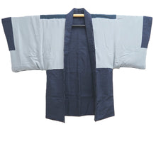 Load image into Gallery viewer, Men's Haori Vintage(1950-1980) Dark Blue Dragon Silk #10639C4