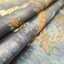 Load image into Gallery viewer, Fukuro Obi Gold Silver Bird Silk BB328V9