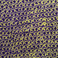 Load image into Gallery viewer, Haori Jacket Vintage(1920-1950) Purple Yellow Shibori Long Silk #9957C1