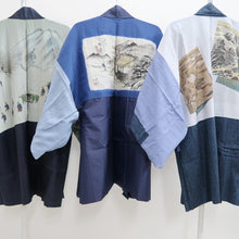 Load image into Gallery viewer, Bundle 12pcs Silk Vintage Men's Graphic Lining Haori Jacket Free Shipping #744