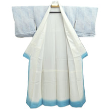 Load image into Gallery viewer, Kimono Light Blue Shibori Silk #10533B3