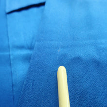 Load image into Gallery viewer, Furisode Blue Green Tree Silk #10303E5