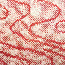 Load image into Gallery viewer, Haori Jacket Red Full Shibori Ryusui Silk #10702D1
