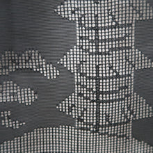 Load image into Gallery viewer, Haori Jacket Black Sheer Zen Temple Silk #10903E5