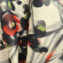 Load image into Gallery viewer, Haori Jacket Vintage(1920-1950) Cream white Meisen Plum blossom Branch Silk #11042A3