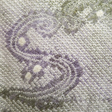 Load image into Gallery viewer, Haori Jacket Vintage(1950-1980) Light Green Lavender Shibori Wave Silk #10066D1