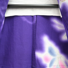 Load image into Gallery viewer, Yukata Vintage(1950-1980) Purple Butterfly Cotton #10475A5