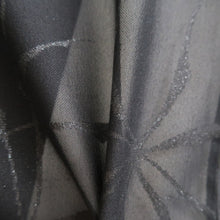 Load image into Gallery viewer, Haori Jacket Vintage(1950-1980) Black Sheer Botanical Silk #10973F3