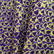 Load image into Gallery viewer, Haori Jacket Vintage(1920-1950) Purple Yellow Shibori Long Silk #9957C1