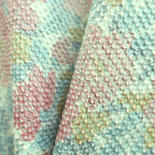 Load image into Gallery viewer, Haori Jacket Vintage(1950-1980) Light Blue Light Red Shibori Flower Silk #10612C3
