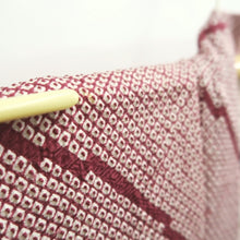 Load image into Gallery viewer, Haori Jacket Vintage(1950-1980) Magenta Shibori Seigaiha Silk #10036C4