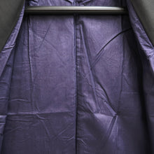 Load image into Gallery viewer, Men's Kimono Vintage(1950-1980) Black Montsuki Silk #10463A4