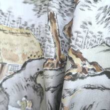 Load image into Gallery viewer, Men's Juban Grayish Blue Landscape Silk #10873E4