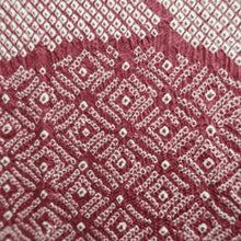 Load image into Gallery viewer, Haori Jacket Vintage(1950-1980) Magenta Shibori Seigaiha Silk #10036C4